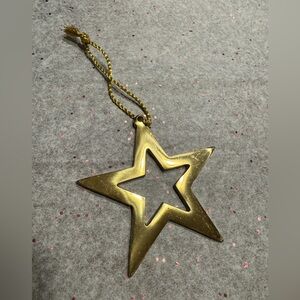 Gold Star Hanging Ornament